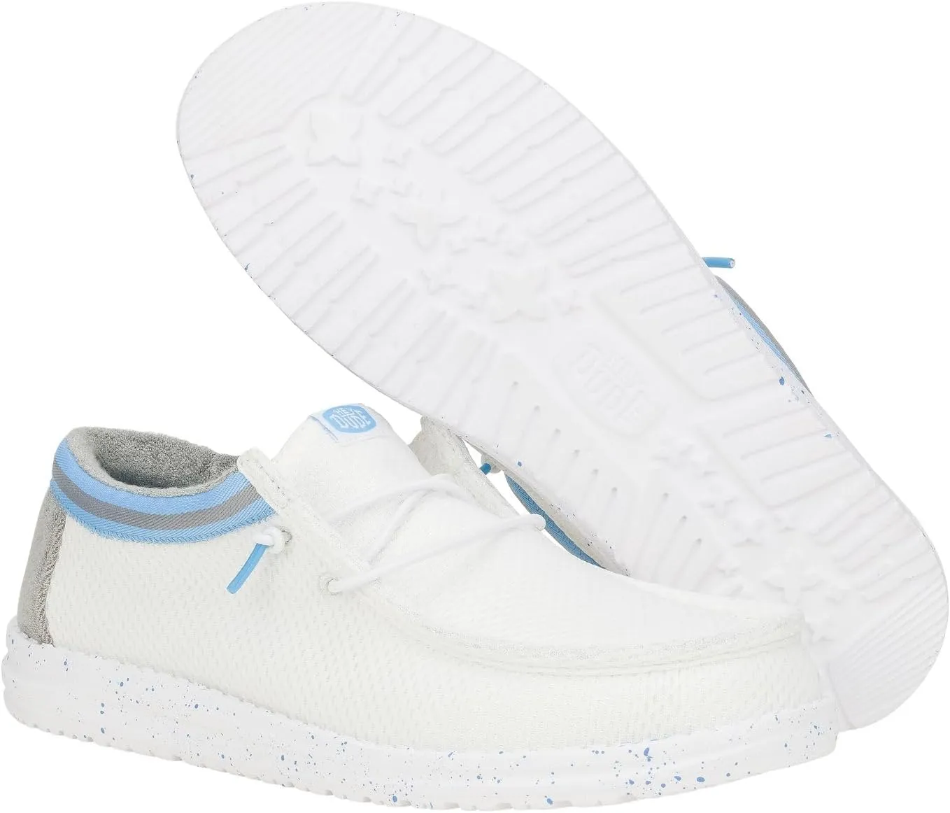 Hey Dude Men's Wally Varsity Jersey, Men’s Shoes, Men's Slip-on Loafers, Comfortable & Light-Weight