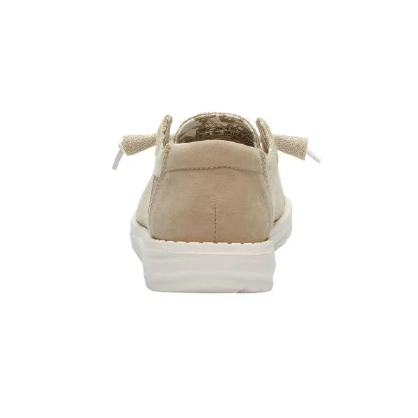 Hey Dude Sparkling Beige Wendy Stretch Womens Shoes 121410559