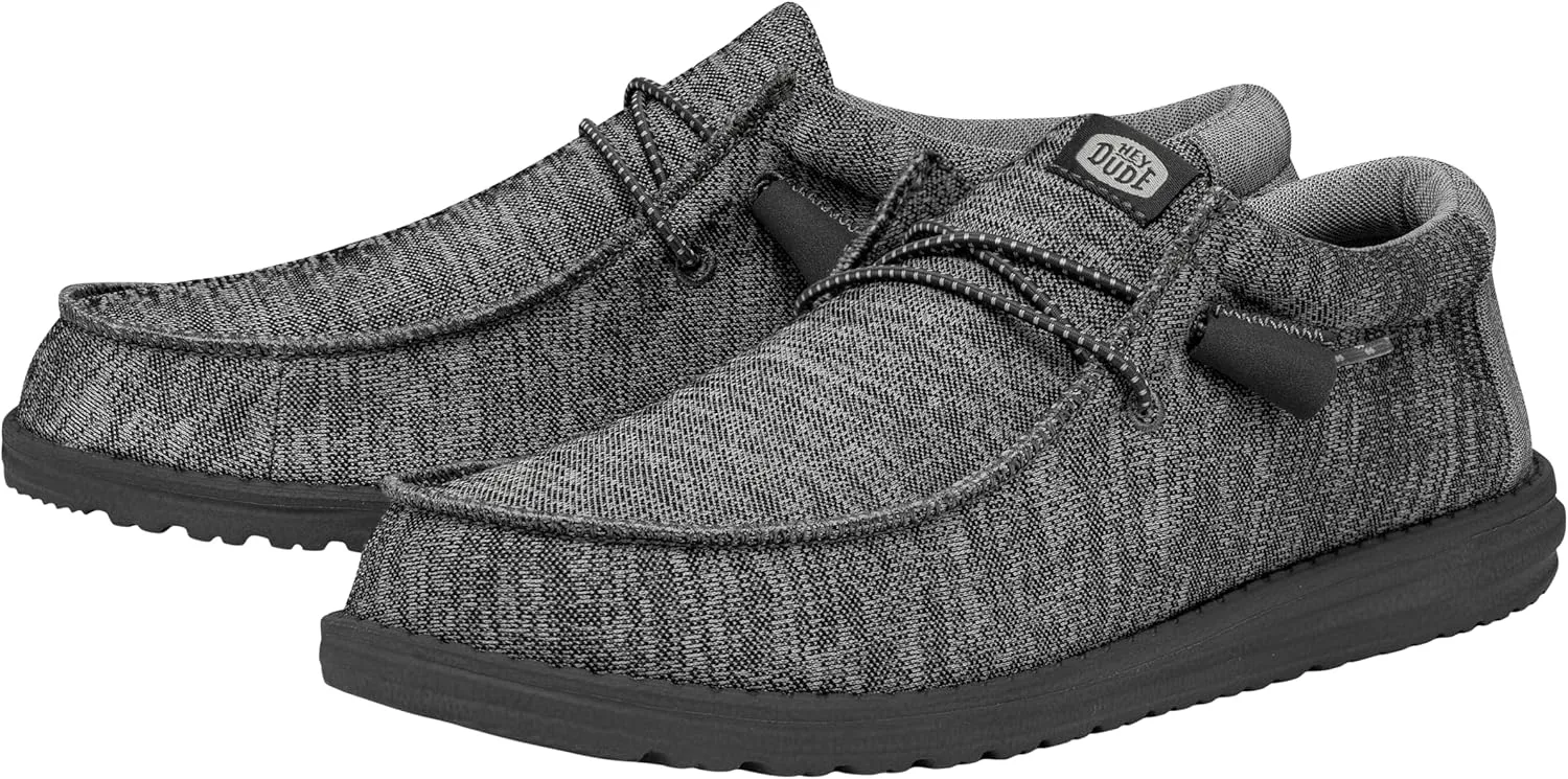 Hey Dude Wally Sport Knit | Men's Loafers | Men's Slip On Shoes | Comfortable & Light Weight