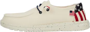 Hey Dude Wendy Americana Splatter, Women’s Shoes, Women’s Slip-on Loafers, Comfortable & Light-Weight