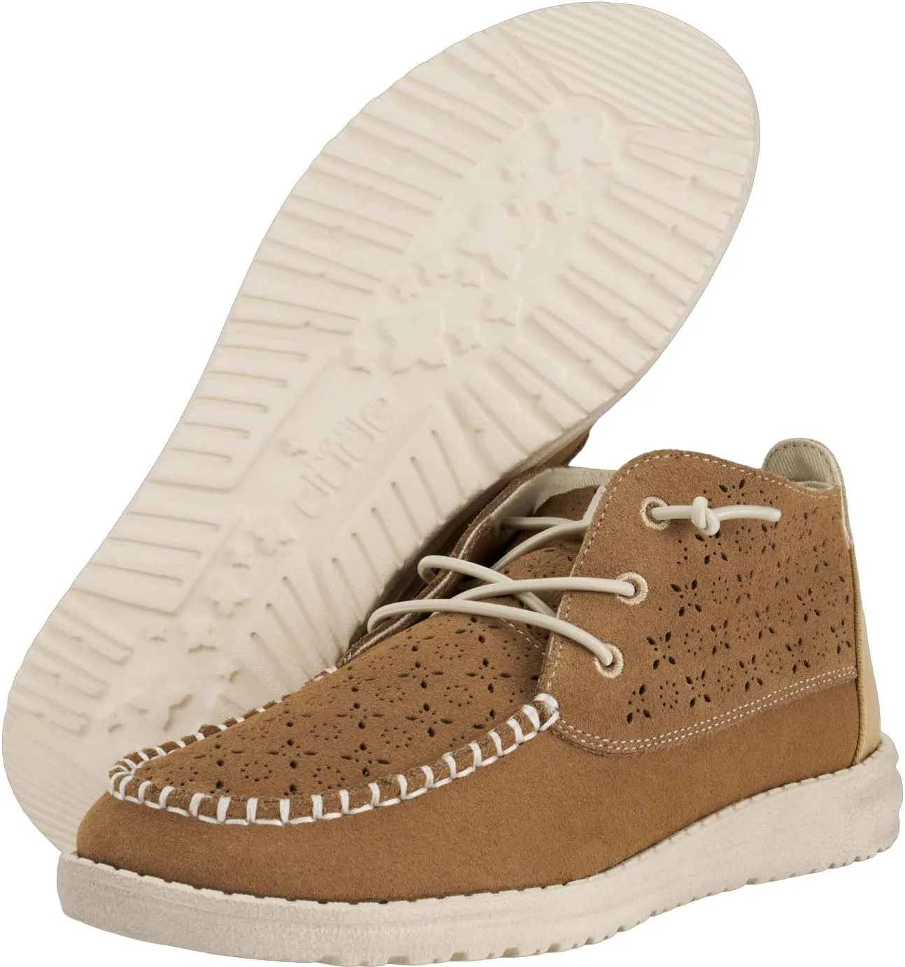 Hey Dude Women's Wendy Mid Suede Boho | Women's Shoes | Women's Slip On Loafers | Comfortable & Light-Weight