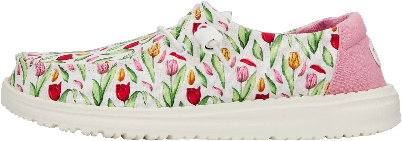 Hey Dude Women's Wendy Tulip Bouquet | Women's Shoes | Women's Slip On Loafers | Comfortable & Light-Weight