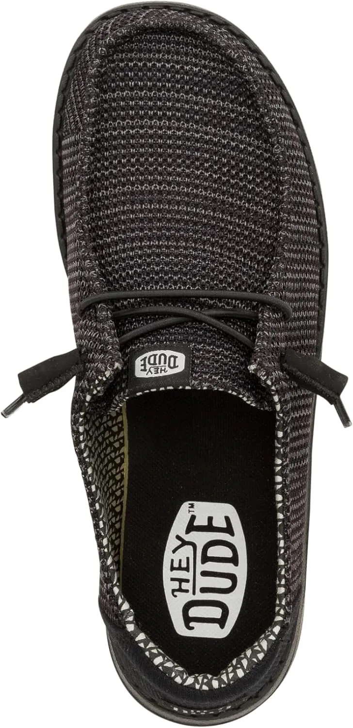 HEYDUDE Wendy Stretch Sox, Women’s Shoes, Women’s Slip-on Loafers, Comfortable & Light-Weight