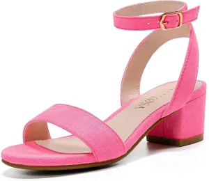 High Heels for Kids Open Toe Dress Shoes for Girls Ankle Strap Pump Shoes Flower Girl Sandals Wedding Party for Little Big Kids