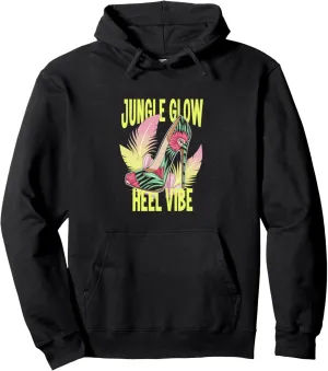 High Heels Jungle Glow Heel Vibe Tropical Fashion Lovers Pullover Hoodie