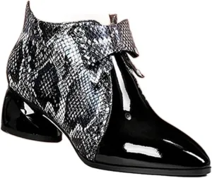 High Heels Stylish Party Serpentine Ankle Boots for Women Autumn Winter High Heels Wedge Booties