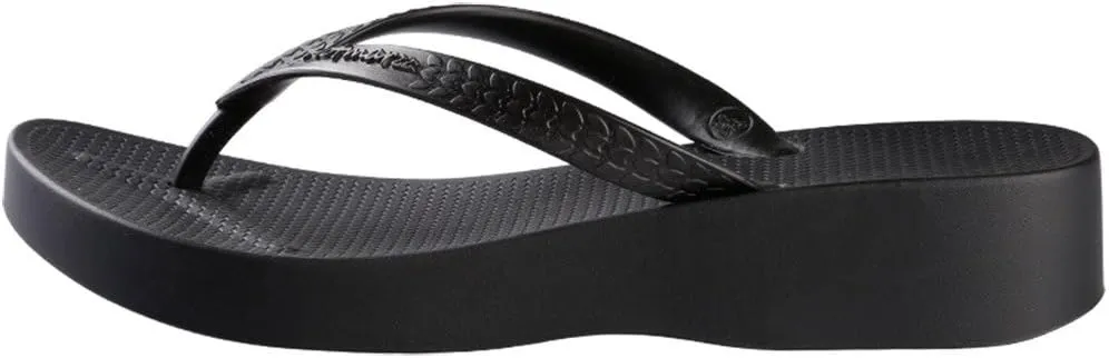 Hotmarzz Women's Fashion High Heel Stylish Platform Flip Flops Wedge Sandals Summer Beach Slippers