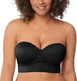 HSIA Longline Strapless Bras for Women Large Bust - Supportive Comfortable Grippy Corset Bandeau Plus Size