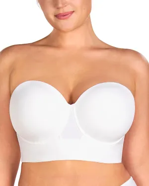 HSIA Longline Strapless Bras for Women Large Bust - Supportive Comfortable Grippy Corset Bandeau Plus Size