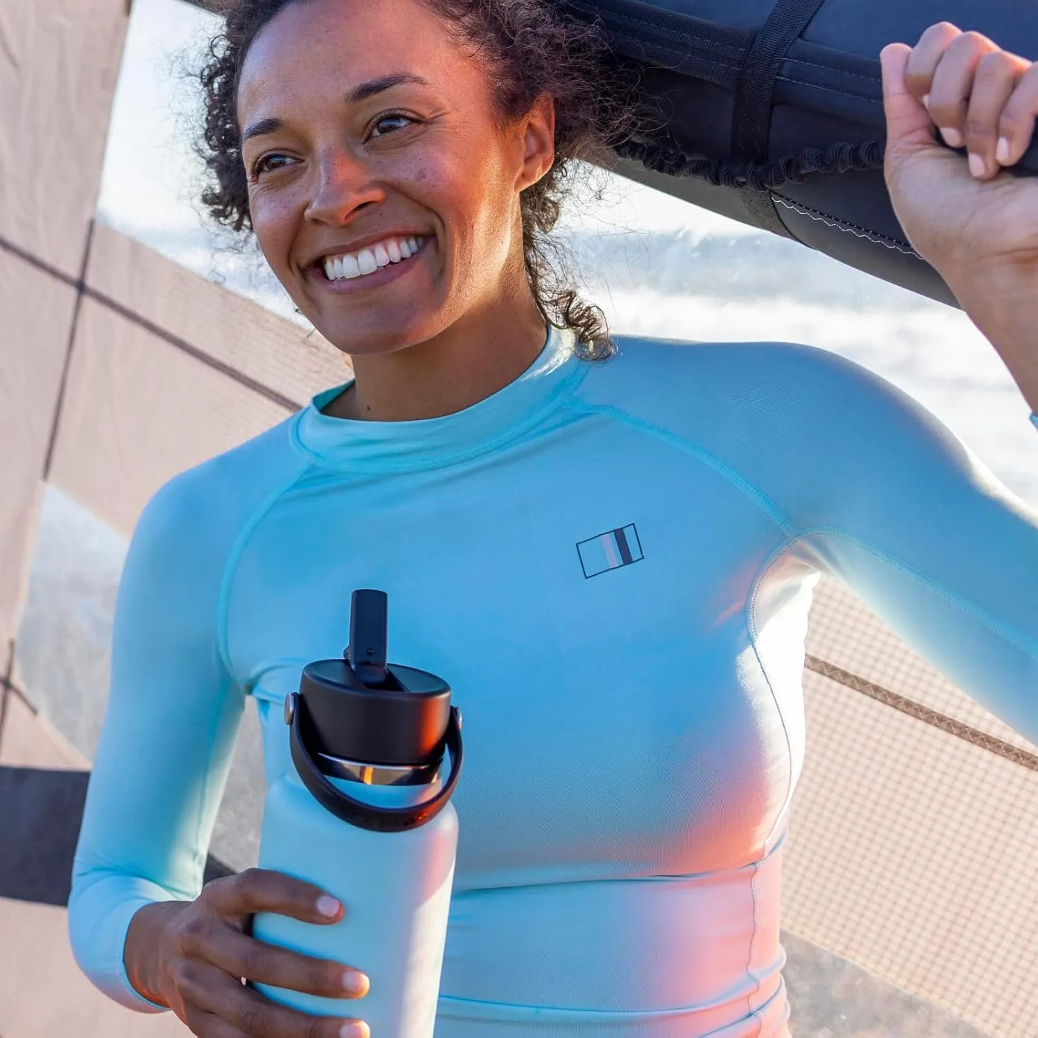 Hydro Flask Water Bottle - Insulated Stainless Steel - Wide Straw Lid, Non Spill, Leakproof in 40 Oz Black