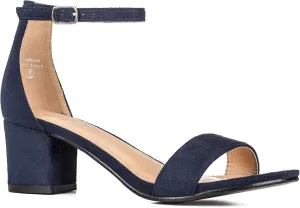 ILLUDE Women’s Fashion Ankle Strap Kitten Heel Sandals - Adorable Cute Low Block Heel – Jasmine