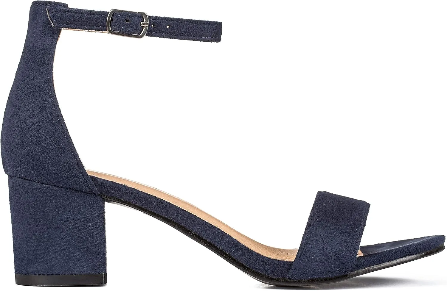 ILLUDE Women’s Fashion Ankle Strap Kitten Heel Sandals - Adorable Cute Low Block Heel – Jasmine