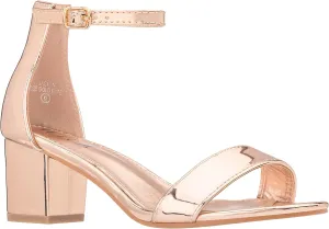 ILLUDE Women’s Fashion Ankle Strap Kitten Heel Sandals - Adorable Cute Low Block Heel – Jasmine