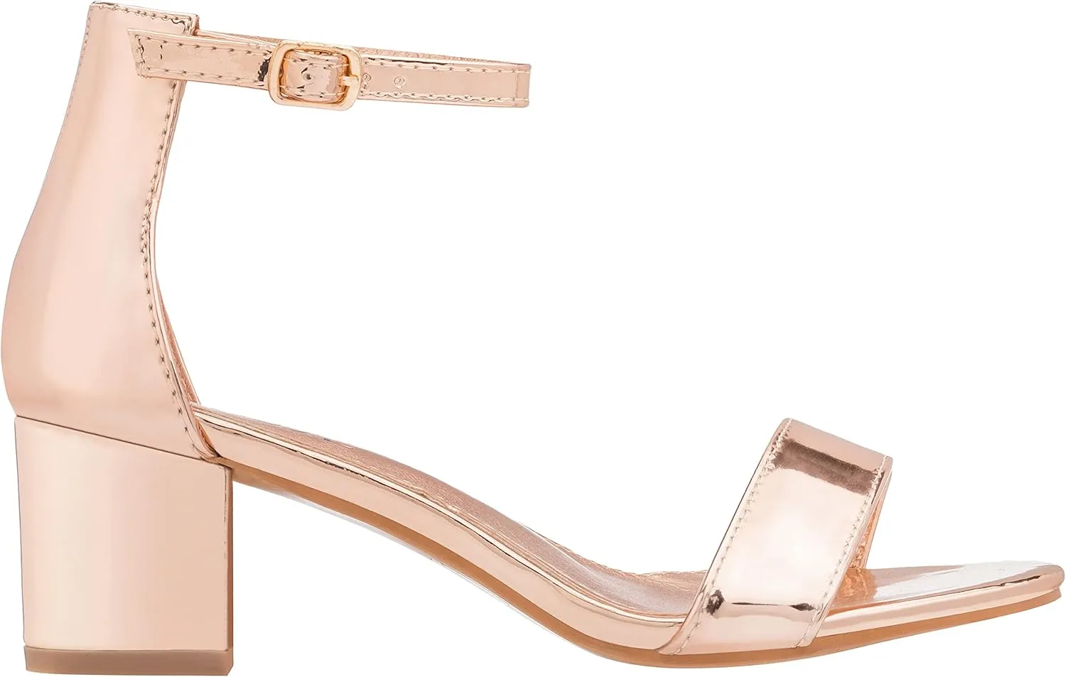 ILLUDE Women’s Fashion Ankle Strap Kitten Heel Sandals - Adorable Cute Low Block Heel – Jasmine
