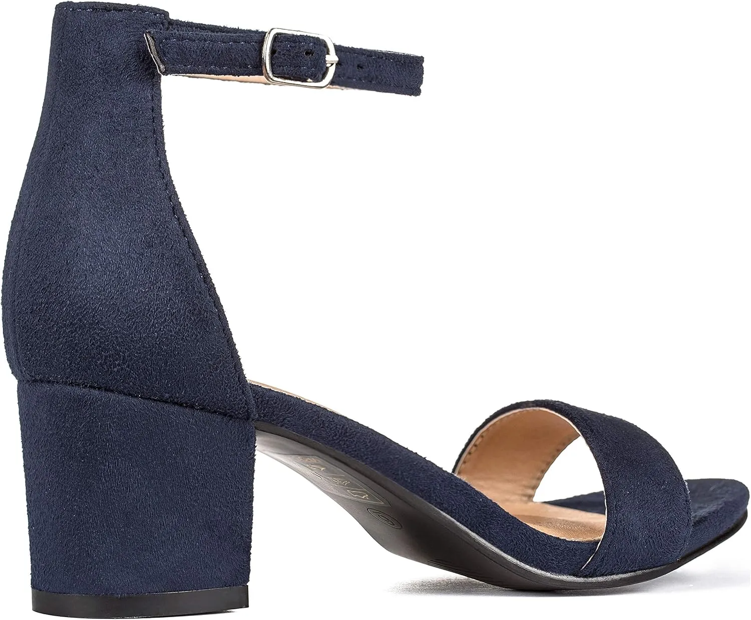 ILLUDE Women’s Fashion Ankle Strap Kitten Heel Sandals - Adorable Cute Low Block Heel – Jasmine