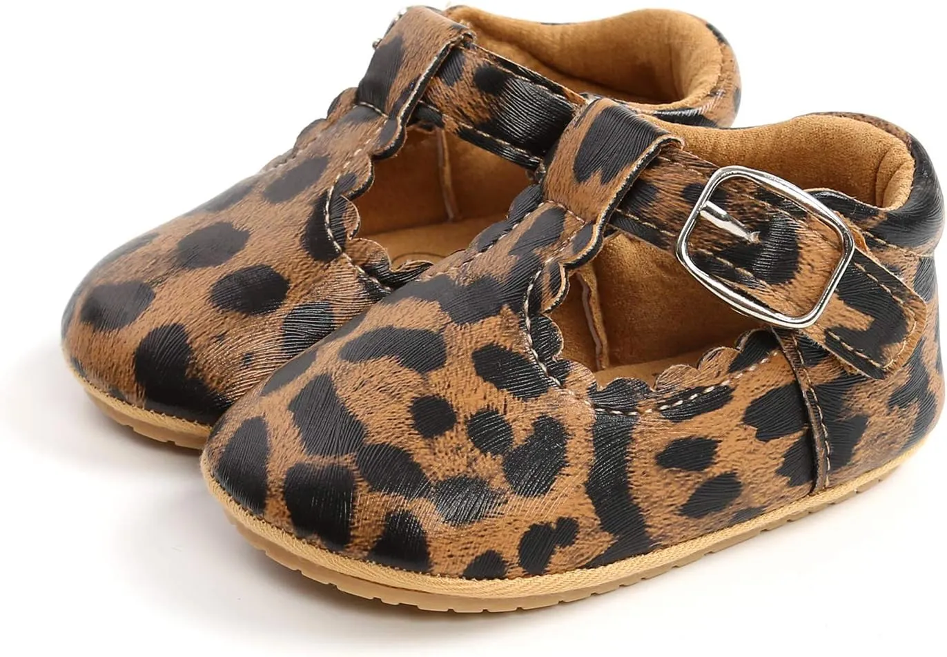 Infant Baby Girls Mary Jane Non-Slip Soft Sole Bowknot Princess Newborn Infant Toddler First Walker Cirb Dress Shoes
