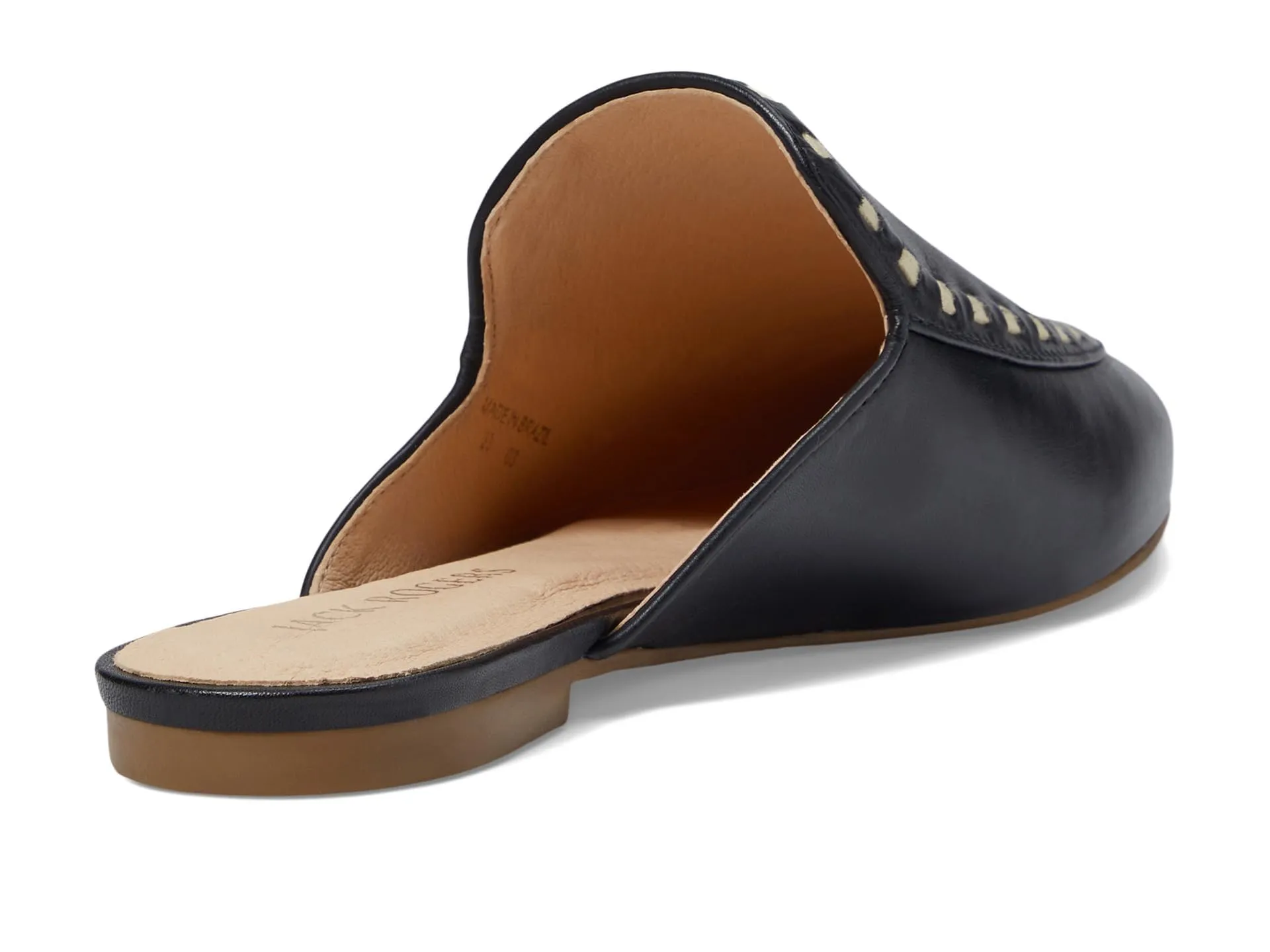 Jack Rogers Women's Clarke Cord Mule, Black, 5