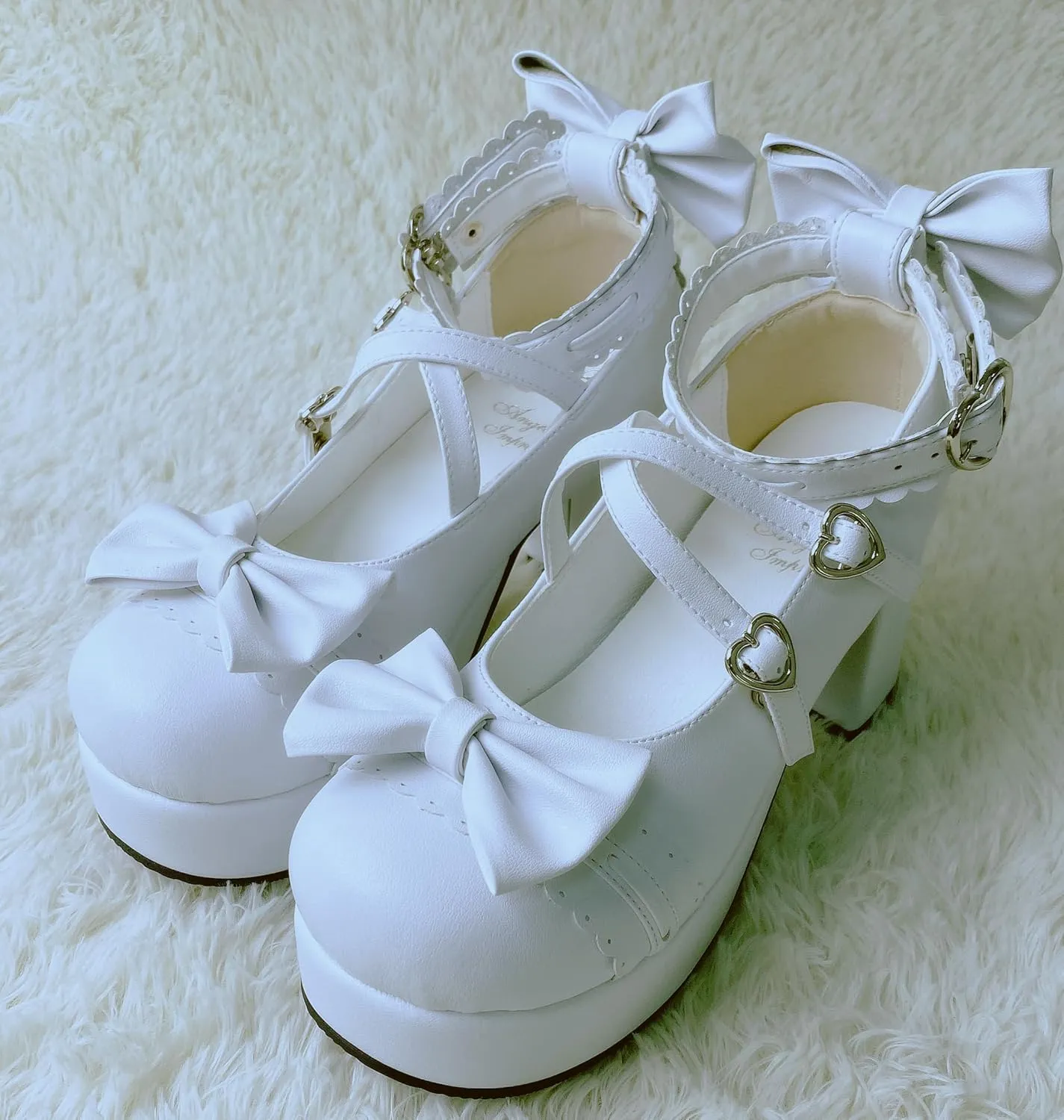Japanese Lolita Party Shoes Platform Heels Strappy Women's Pumps