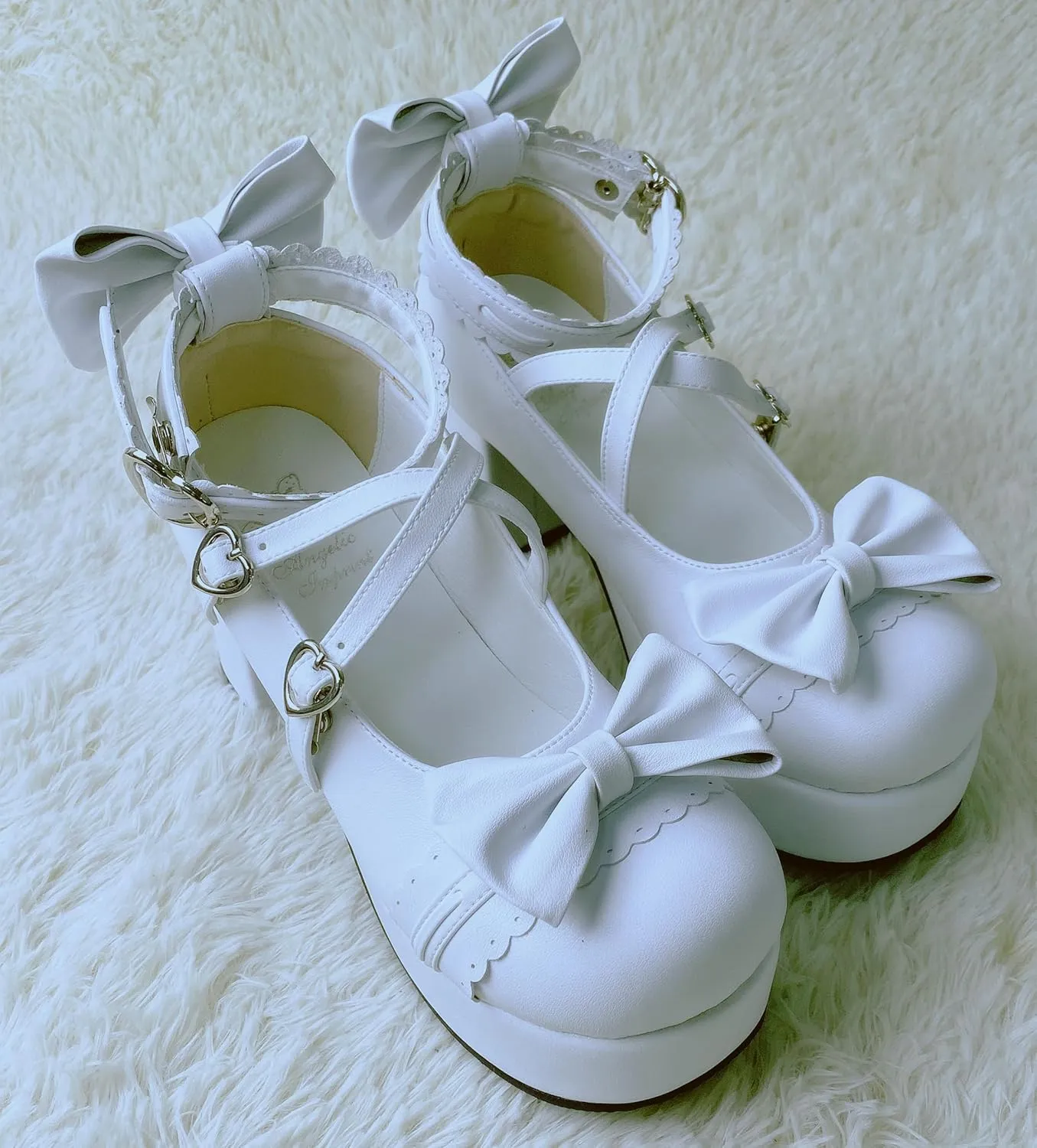 Japanese Lolita Party Shoes Platform Heels Strappy Women's Pumps
