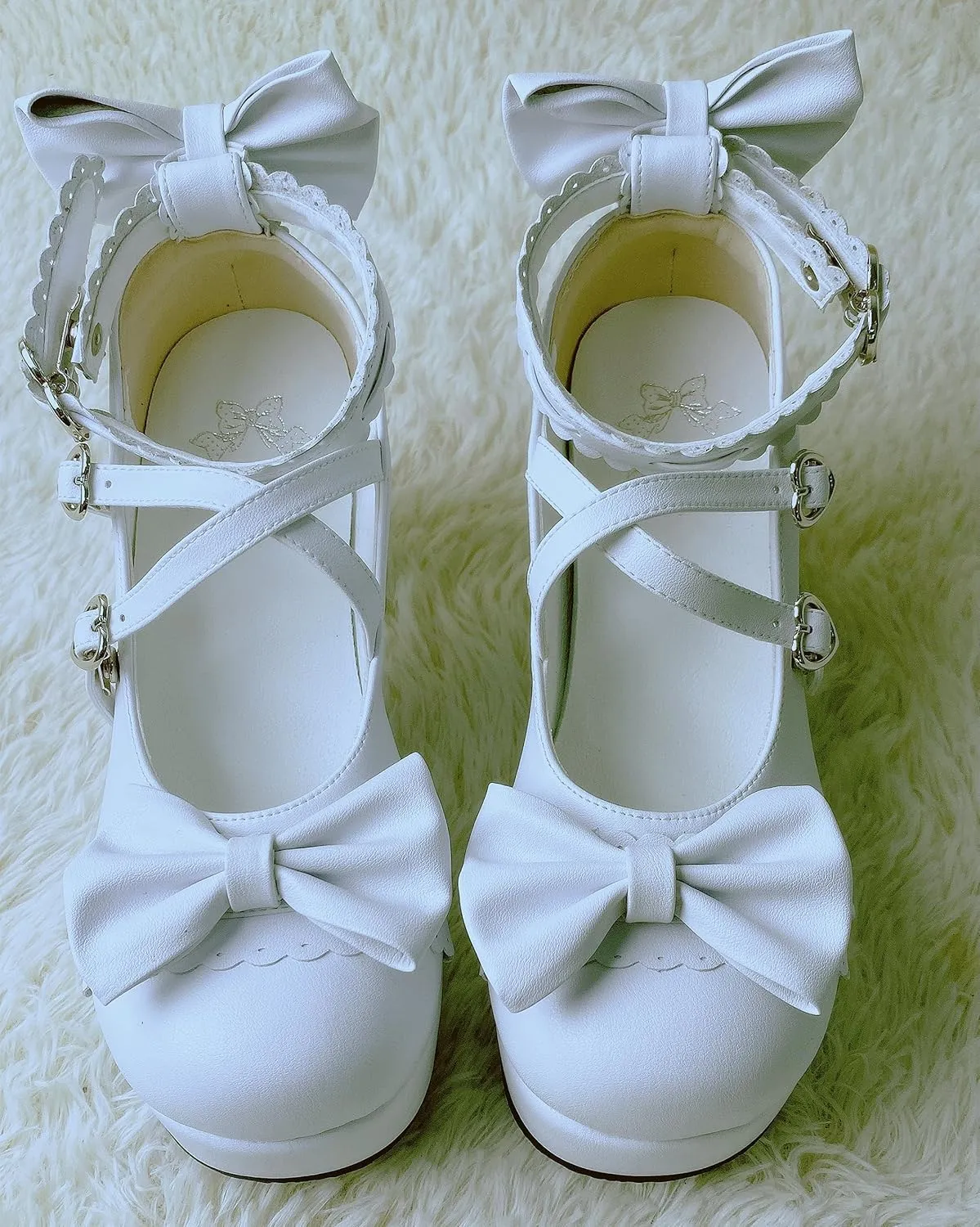 Japanese Lolita Party Shoes Platform Heels Strappy Women's Pumps