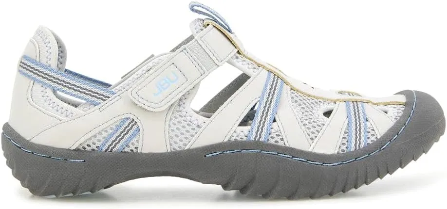 JBU Women's Regional Water Ready Shoe, Light Grey/Stone Blue, 8.5
