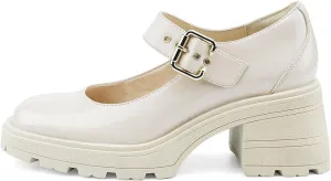 JENN ARDOR Women's Pumps Low Platform Heel Dress Shoes for Women Chunky Mary Jane Pumps Gothic Work Shoes Oxfords