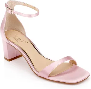 Jewel Badgley Mischka Reese Simple Block Heel Sandal
