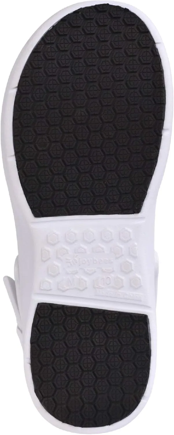 Joybees Work Clog - Slip Resistant, Supportive and Comfortable - Culinary and Medical Professional Shoes for Women and Men