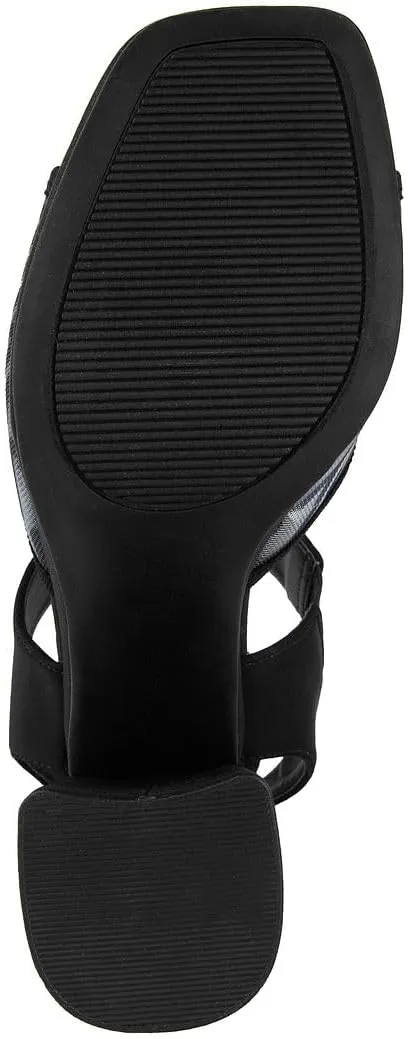 Juicy Couture Women's High Heel Dress Sandals with Open Toe, Ankle Strap, and Stylish Strap Closure