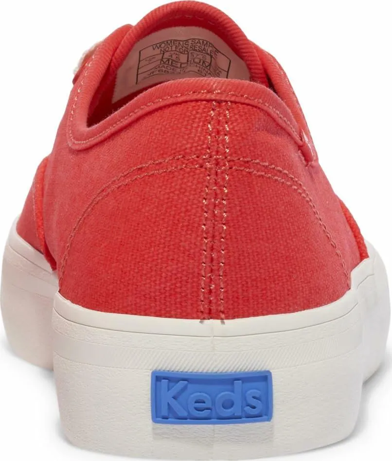 Keds Women's Champion GN Sneaker, Red Canvas, 6
