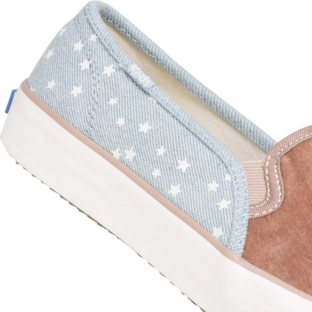 Keds Women's Double Decker Velvet Sneaker