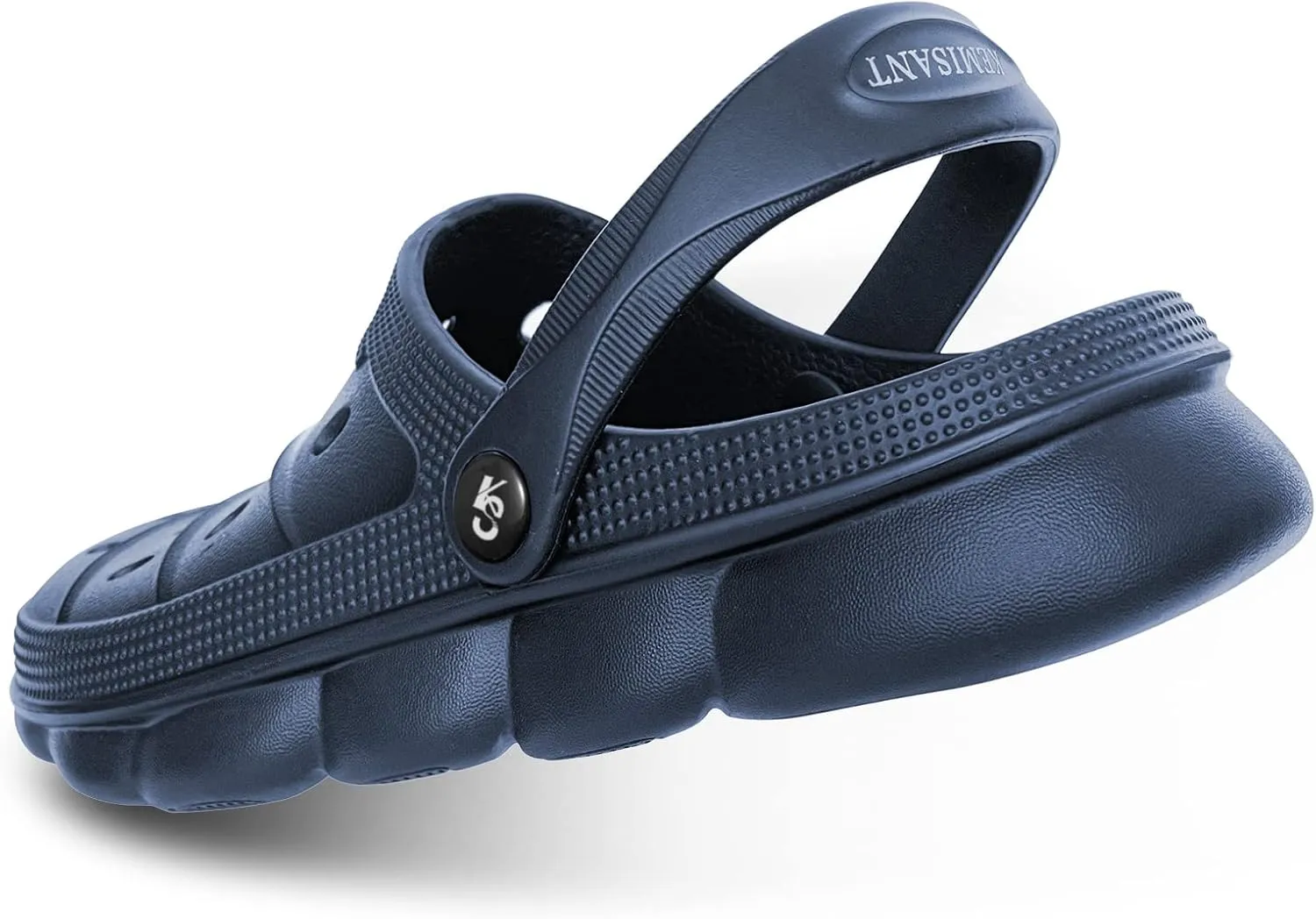 KEMISANT Men Clogs, Unisex Slip-on Yard Garden Shoes Mules Cleaner Shoes House Work Cushioned Supportive