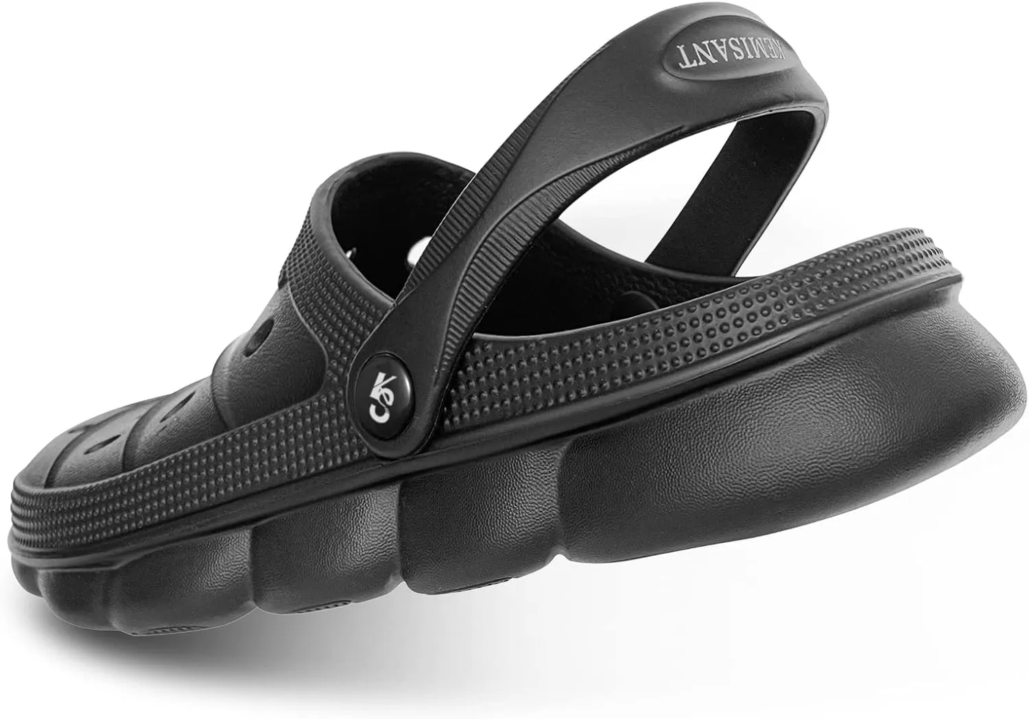 KEMISANT Men Clogs, Unisex Slip-on Yard Garden Shoes Mules Cleaner Shoes House Work Cushioned Supportive