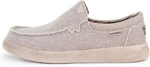 Kickback Don Juan - Mens Slip On Loafers - Lightweight Canvas Slip in Shoes - Mens Loafers - Slip on Summer Shoes - Designed with a Lower Volume to Fit a Slimmer Foot