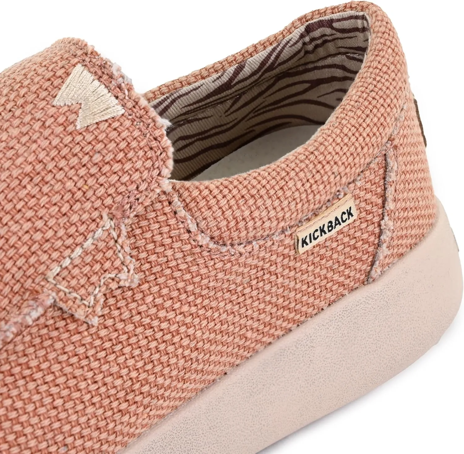 Kickback Don Juan - Mens Slip On Loafers - Lightweight Canvas Slip in Shoes - Mens Loafers - Slip on Summer Shoes - Designed with a Lower Volume to Fit a Slimmer Foot