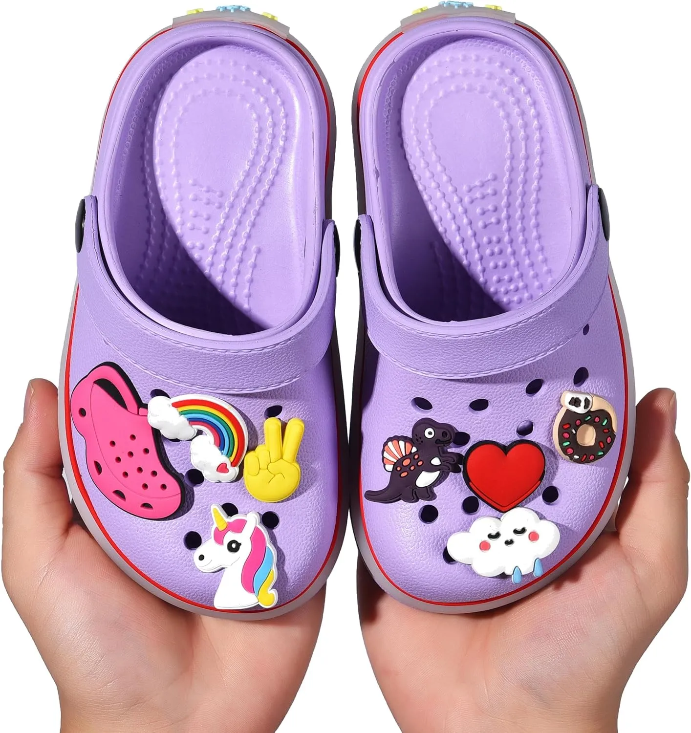 Kids' Boys Girls LED Clogs Cute Garden Shoes Cartoon Slides