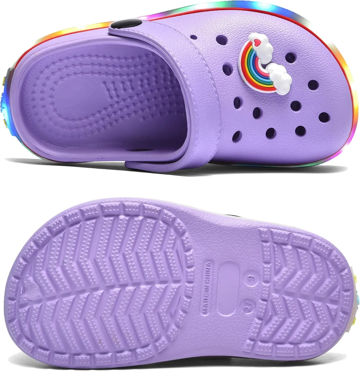 Kids' Boys Girls LED Clogs Cute Garden Shoes Cartoon Slides