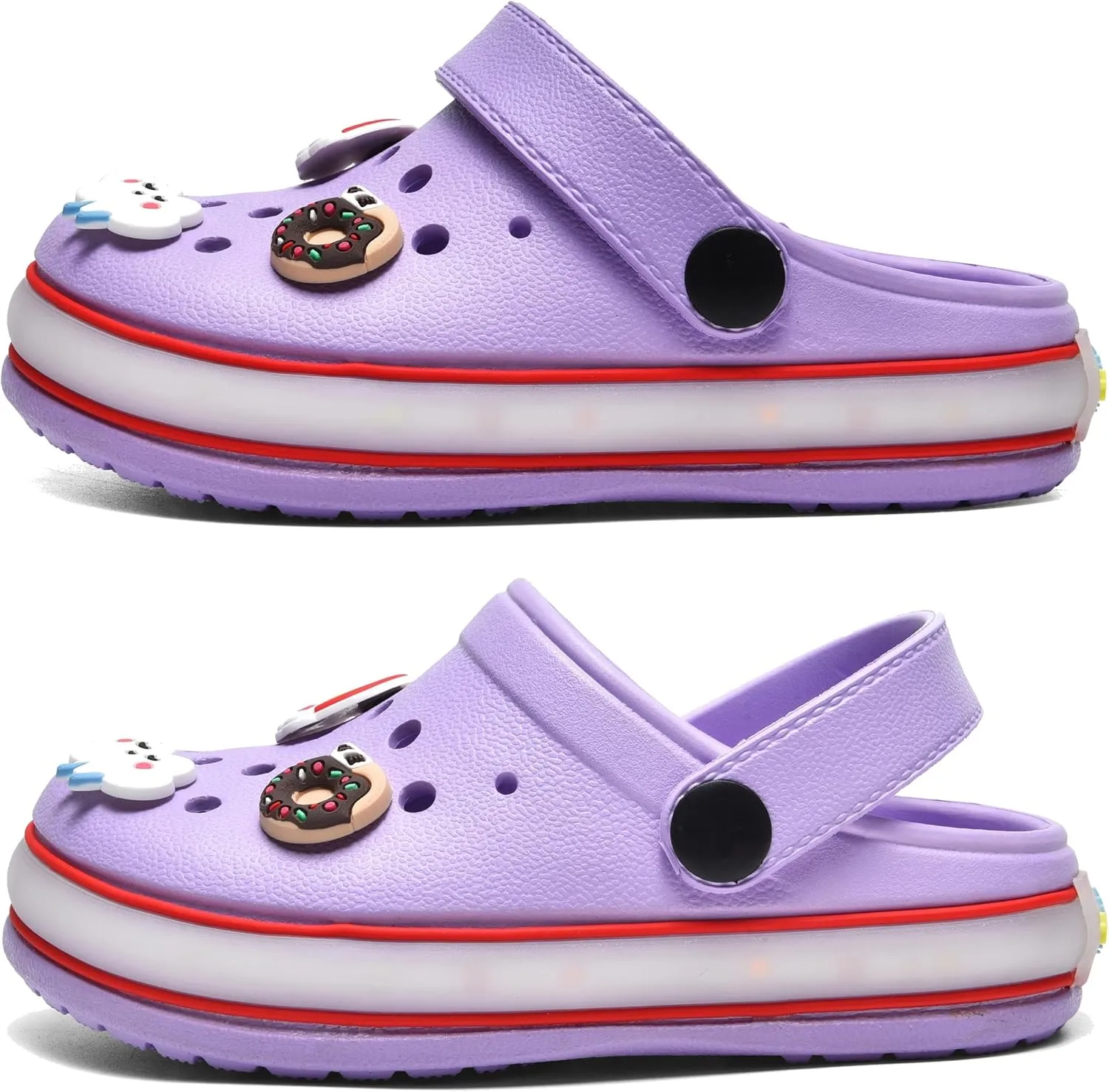 Kids' Boys Girls LED Clogs Cute Garden Shoes Cartoon Slides