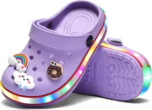 Kids' Boys Girls LED Clogs Cute Garden Shoes Cartoon Slides