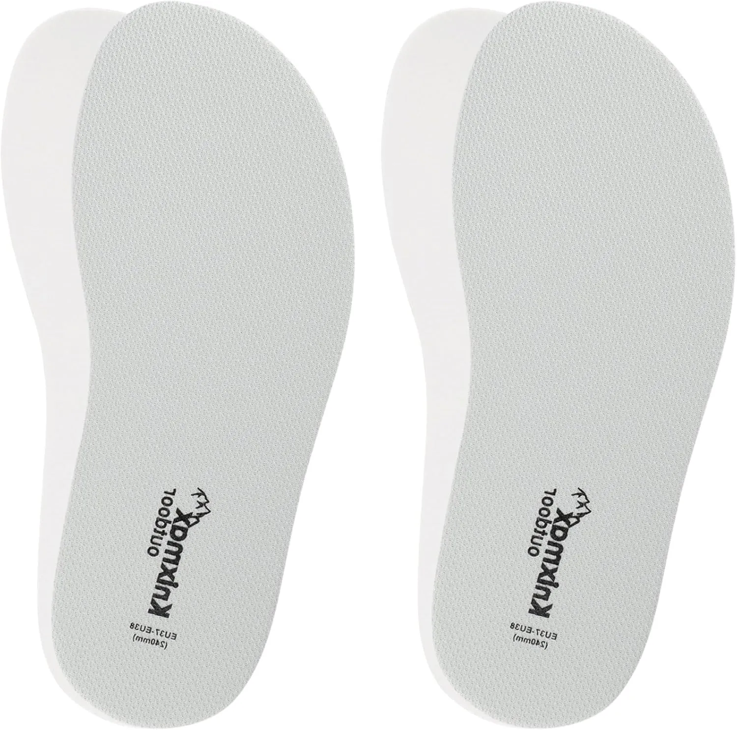 Knixmax 2 Pairs Insoles for Crocs Clog, Comfort Thin Replacement Innersoles for Men Women, Wide Fit Shoe Inserts for Garden Shoes Sneakers Flats Water Sandals Nurse Clogs