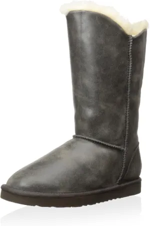 Koolaburra Women's Double Halo,Wetsand Leather/Sheepskin,US 10 M