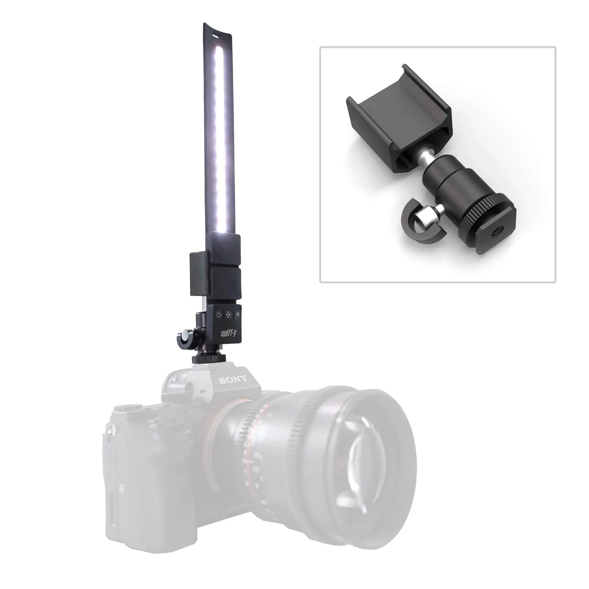 KYU-6-MNT Cold-Shoe Light Stand Adapter for KYU-6 LED Light Bracelets - CLEARANCE