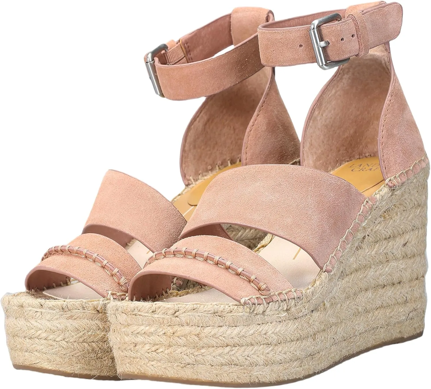 landing craft Womens Platform Espadrilles Wedge Sandals,Comfort Open Toe High Heeled Wedges with Adjustable Buckle Ankle Strap Sandals Suitable for Vacation Beach Summer Shoes