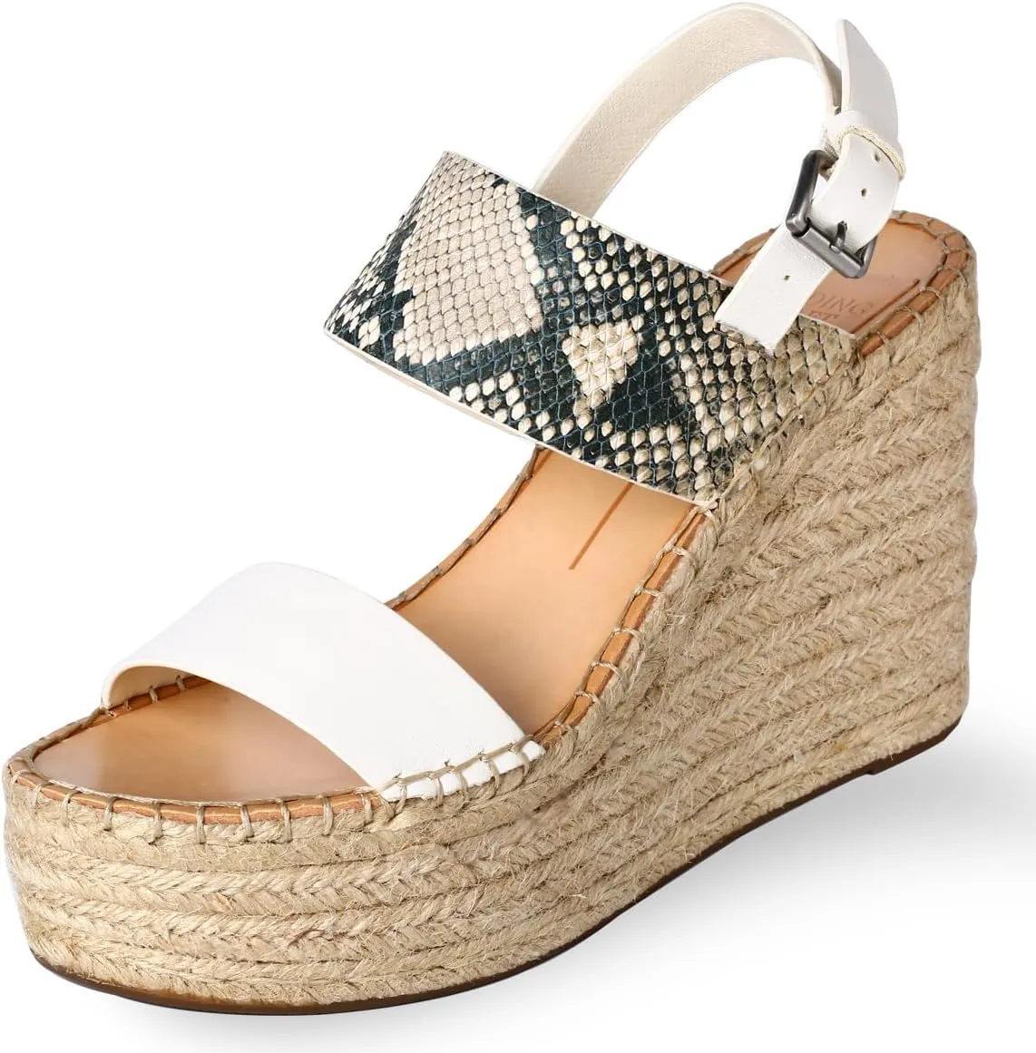 landing craft Womens Platform Espadrilles Wedge Sandals,Comfort Open Toe High Heeled Wedges with Adjustable Buckle Ankle Strap Sandals Suitable for Vacation Beach Summer Shoes