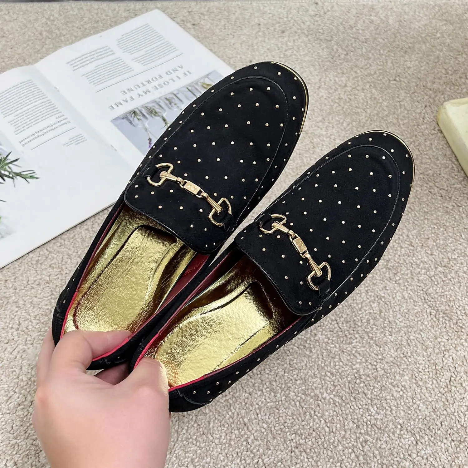 LCQL Men's Luxury Velvet Penny Loafer Shoes Noble Slip-on Suede Loafers Smoking Slippers Plus Size 7-13