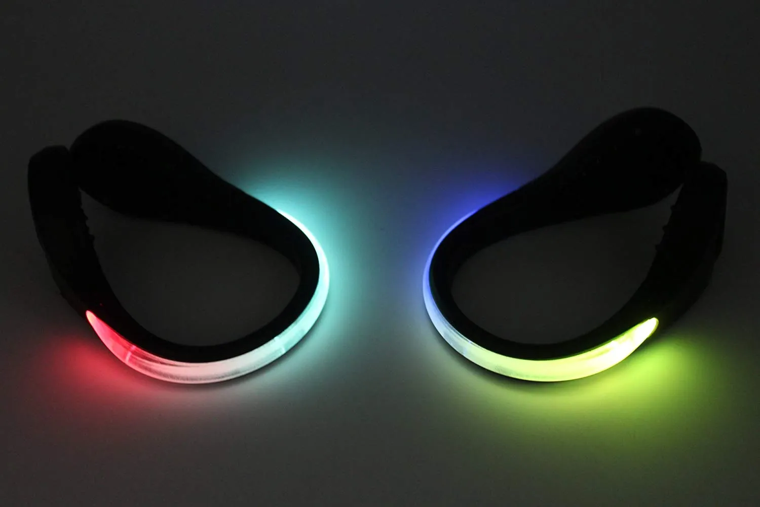 LED Luminous Lighting Shoe Clip Night Running Safety Sports Protect Warning Tool (White)