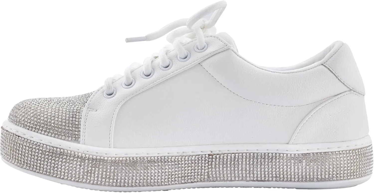 Legend Fashion Athletic Sneaker On A Glitzy Platform