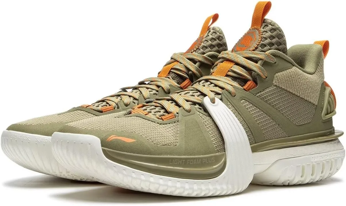 LI-NING BAD5 Storm 2024 WNTR & 2025 Series Men Basketball Shoes Lightweight High Rebound Basketball Outdoor Sneaker ABFU051 ABFV017