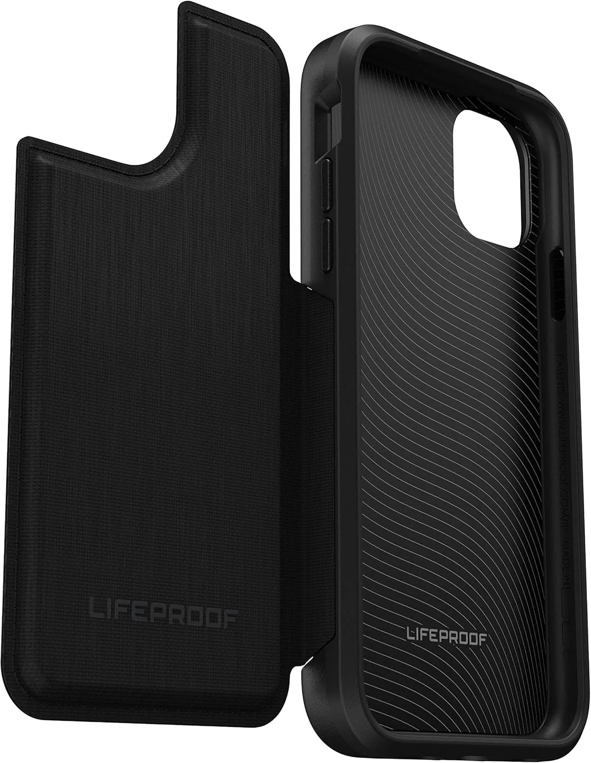 LifeProof FLIP SERIES Wallet Case for iPhone 11 - DARK NIGHT (BLACK/CASTLEROCK)