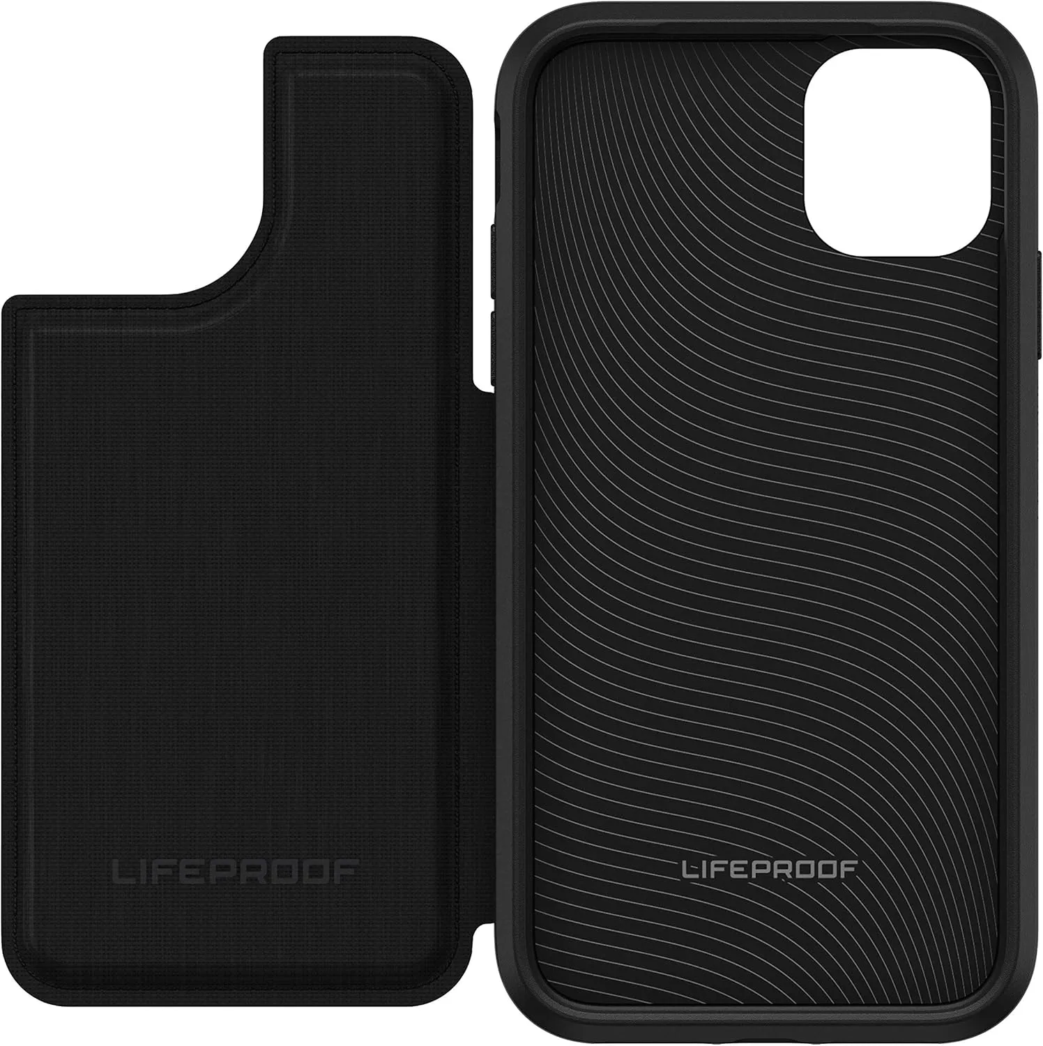 LifeProof FLIP SERIES Wallet Case for iPhone 11 - DARK NIGHT (BLACK/CASTLEROCK)